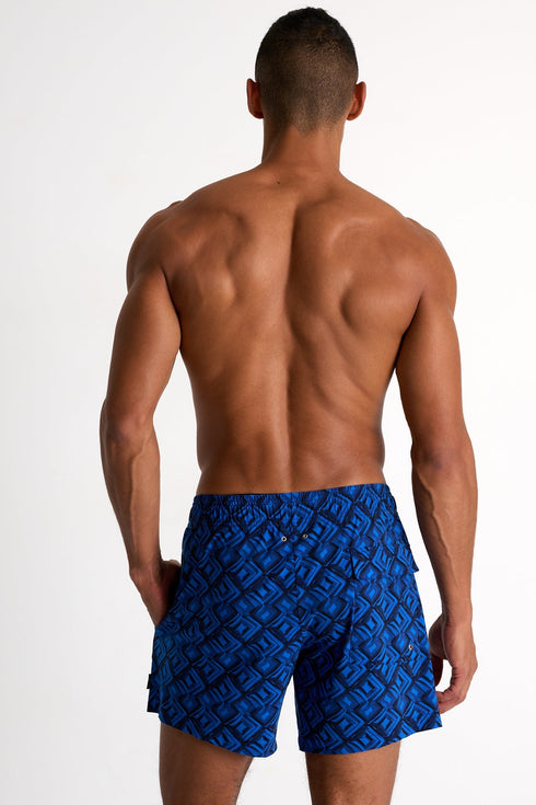 Classic Fit Stretch Swim Trunks - 62545-30-955 TP/XS / 955 Santiago / 75% POLYAMIDE, 25% ELASTANE